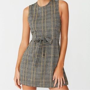 Urban Outfitters high neck plaid dress